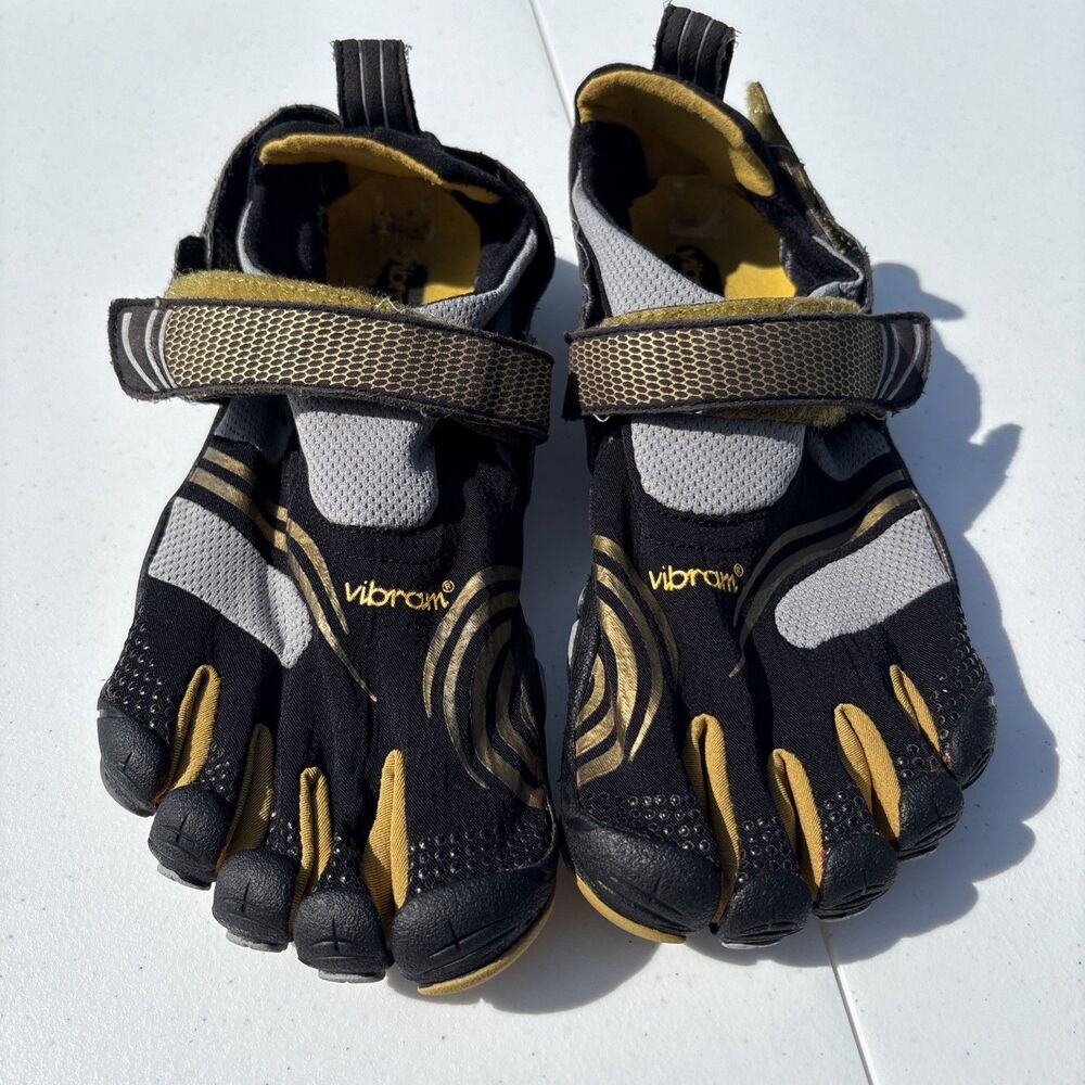 Vibram Five Fingers Toe Shoes Sneaker Men's 8.5 EU 41 Gray Minimalist Barefoot